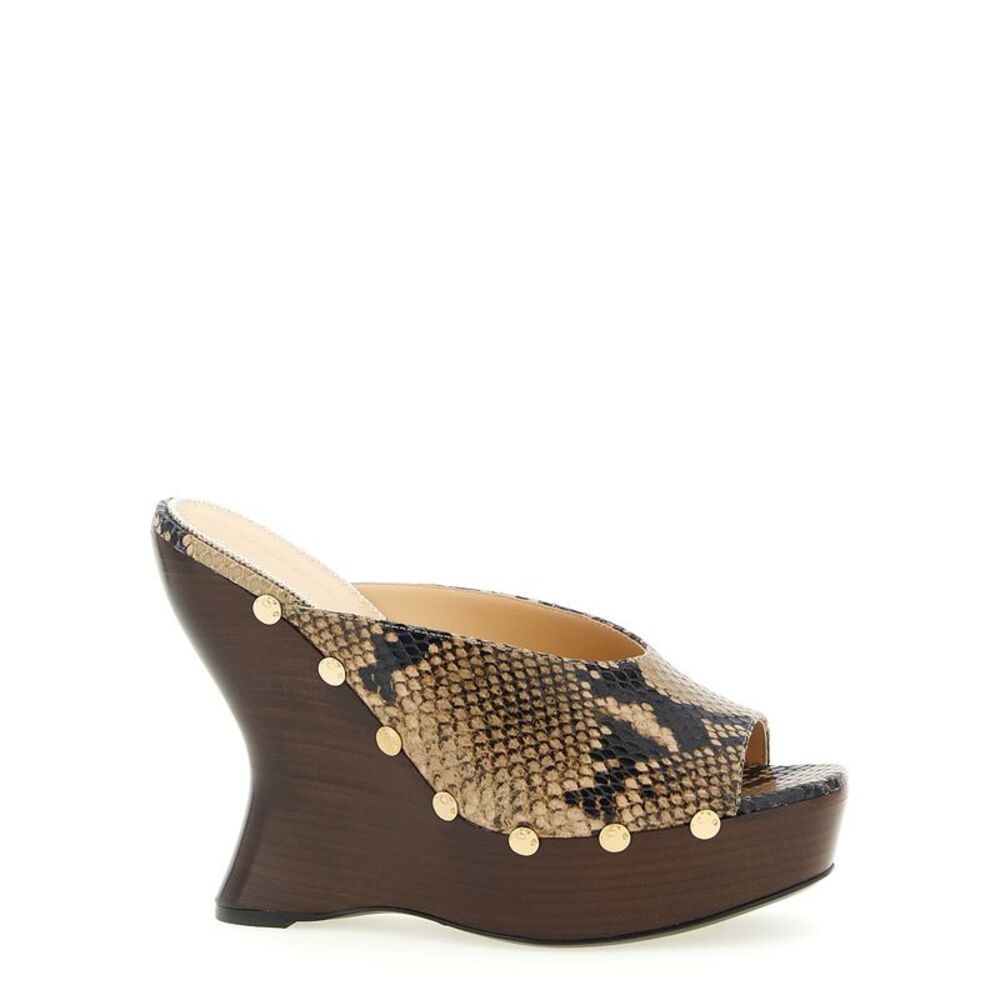 Magda Butrym Women Python Print Mules